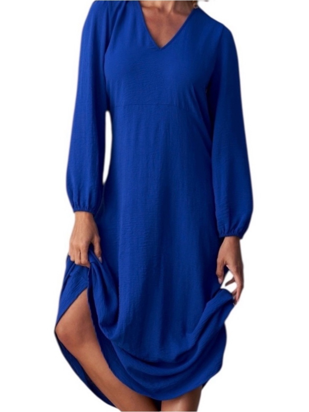 NWT Franne Golde Samara Maxi Dress - Royal - sz XXL